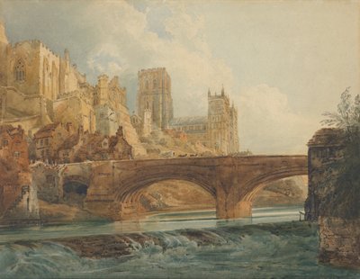 Catedral y castillo de Durham de Thomas Girtin